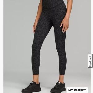 Lululemon Base Pace Leggings Sz 10 25” inch
